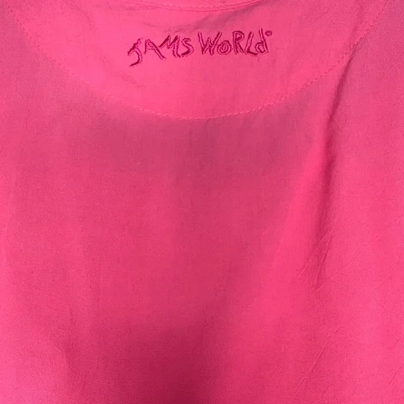 Jams World Vibrant Pink Tank Top & pants Set (Vintage) - Picture 5 of 8